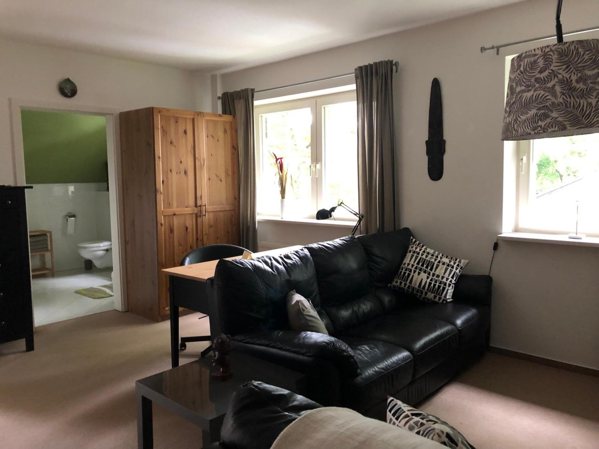 Gemuetliche 1 12-Zimmer Wohnung Hoisdorf Luaran gambar